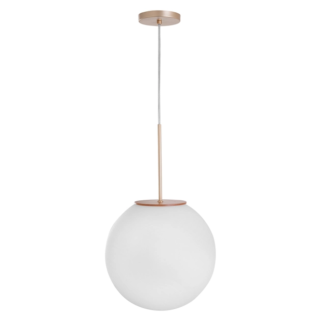 Pendente Madeira E Metal Dourado Milk