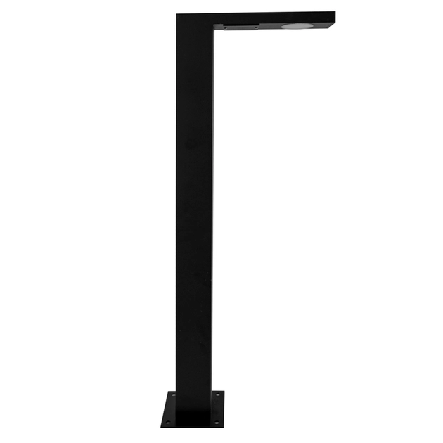 Balizador Led Sobrepor Aluminio Preto 11w Ip65 3000k