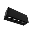 Plafon Led Sobrepor Retangular 4w Luz Amarela 12cm - 