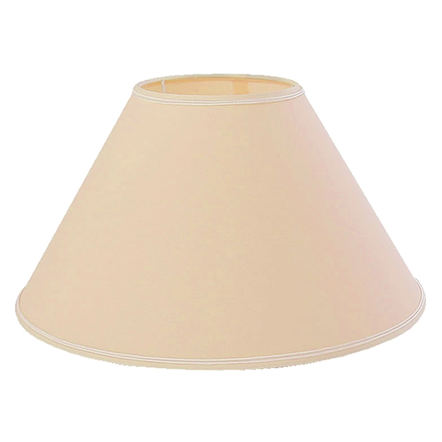Cupula Para Abajur Tecido Bege 42cm
