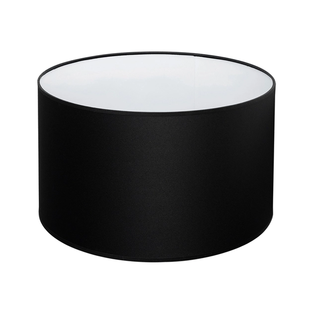 Cupula Para Abajur Tecido Poliestireno Preto 49cm