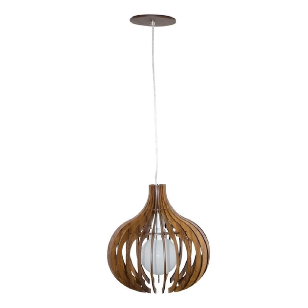 Pendente Madeira Imbuia 29cm Stecche