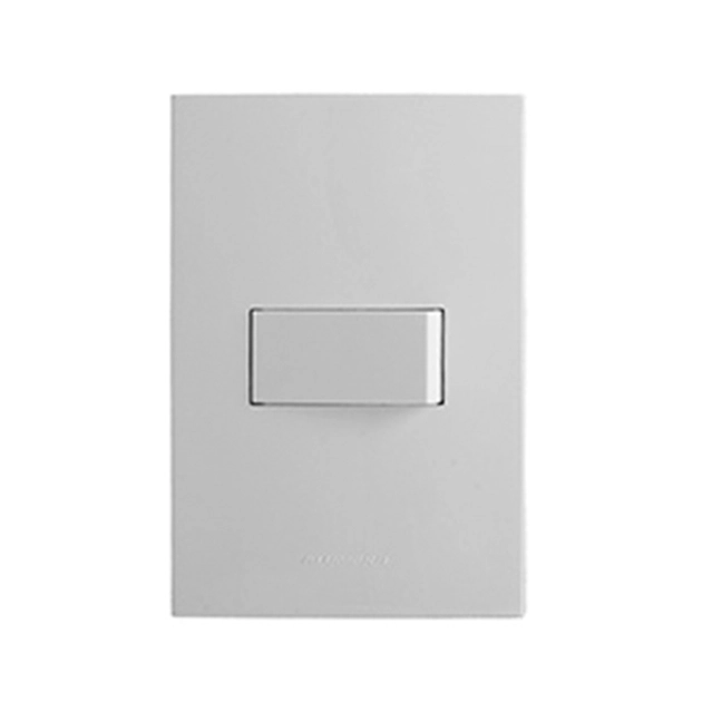 Conjunto Interruptor Simples Branco Com Placa 4x2 Inova Pro
