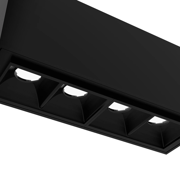 Plafon Led Sobrepor Retangular 4w Luz Amarela Fit40