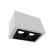 Plafon Led Sobrepor Retangular 2w Luz Amarela Fit40 - 