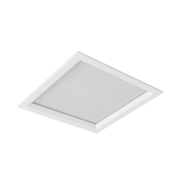 Plafon Led Embutir Quadrado Branco 16w Sevilha
