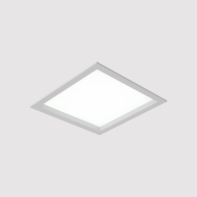 Plafon Led Embutir Quadrado Branco 16w Sevilha