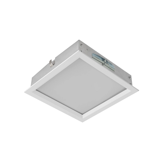 Plafon Led Embutir Quadrado Branco 16w Sevilha