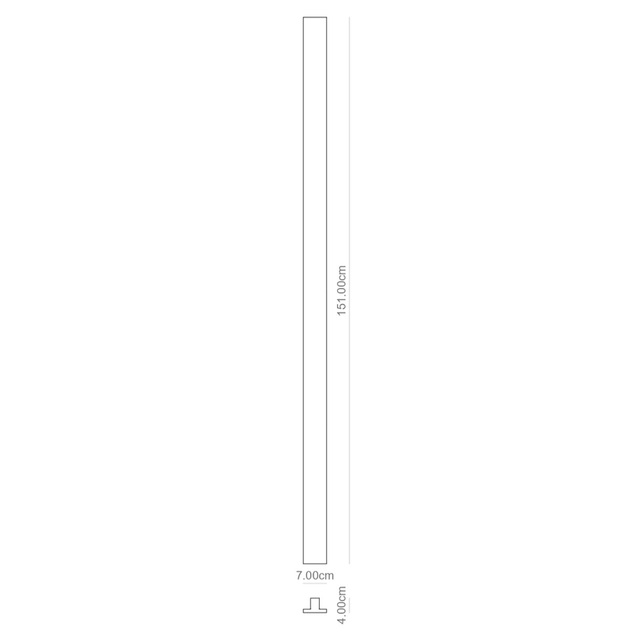 Plafon Led De Sobrepor Branco 22,8w 3000k Up Row