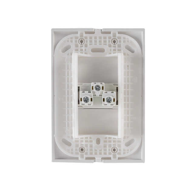 Conjunto Tomada 4x2 Termoplastico Branco 10a Decor