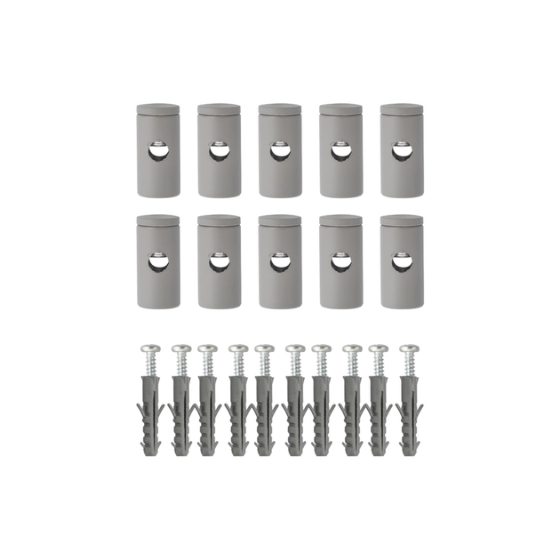 Kit Fio Tecido Aluminio 10 Deslocadores 10m