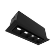 Plafon Led Embutir Retangular 4w Luz Amarela - 