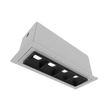 Plafon Led Embutir Retangular 4w Luz Amarela - 