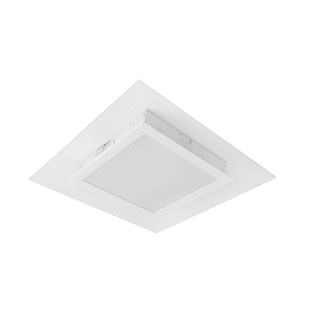 Plafon Led Embutir Quadrado Branco 25w Lisboa
