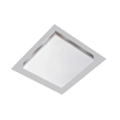 Plafon Led Embutir Quadrado Branco 16w Lisboa - LED BRANCO FRIO (6500K)