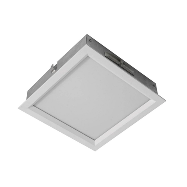 Plafon Led Embutir Quadrado 9w Branco Sevilha