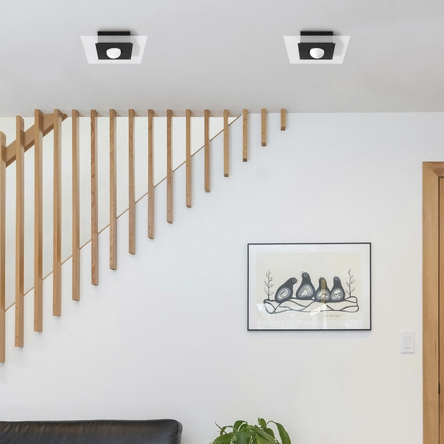 Plafon Sobrepor Aluminio Acrilico Monaco