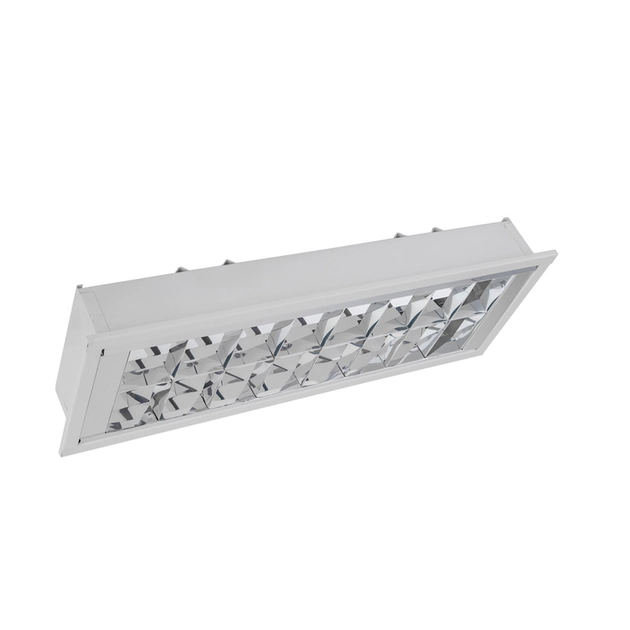Luminaria Embutir Chapa Aco Branco