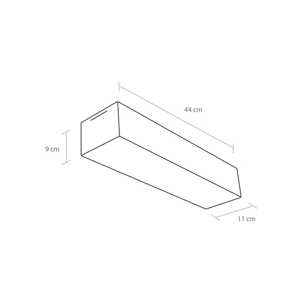 Arandela Led Aluminio Branco 18w Valencia