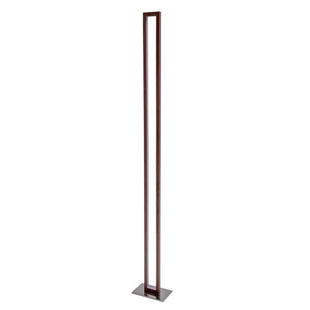 Luminaria De Piso Led Madeira Imbuia 39w 3000k Frame