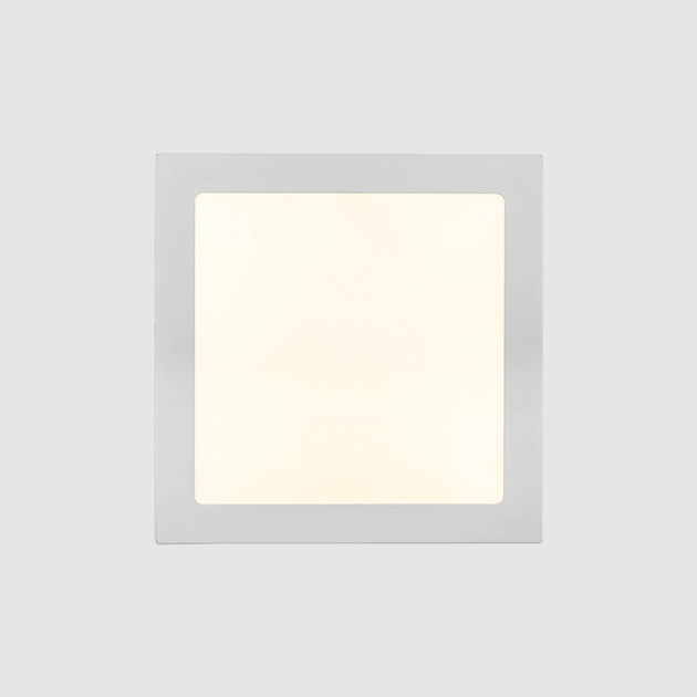 Kit 2 Plafons Led Embutir Branco 18w 22,5cm Yamamura