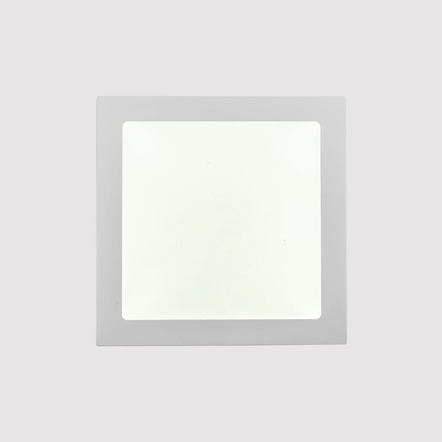 Kit 2 Plafons Led Embutir Branco 18w 22,5cm Yamamura