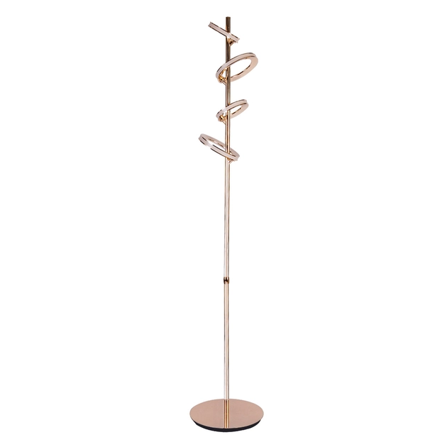 Luminaria De Piso Led Metal Dourado 21w 3000k Balance