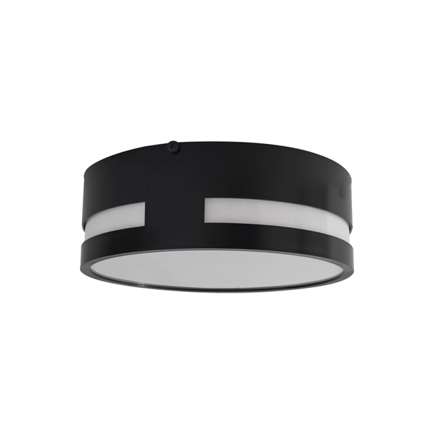 Plafon Sobrepor Termoplastico Preto Orion-V