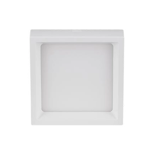 Plafon Led Sobrepor Branco Quadrado 12w 120 3000k Deep