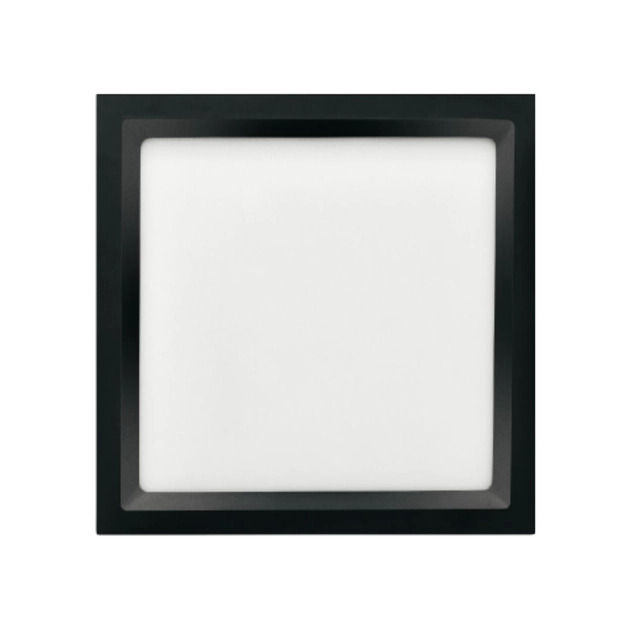 Plafon Led Embutir Preto Quadrado 22w 1550lm 120 4000k Deep