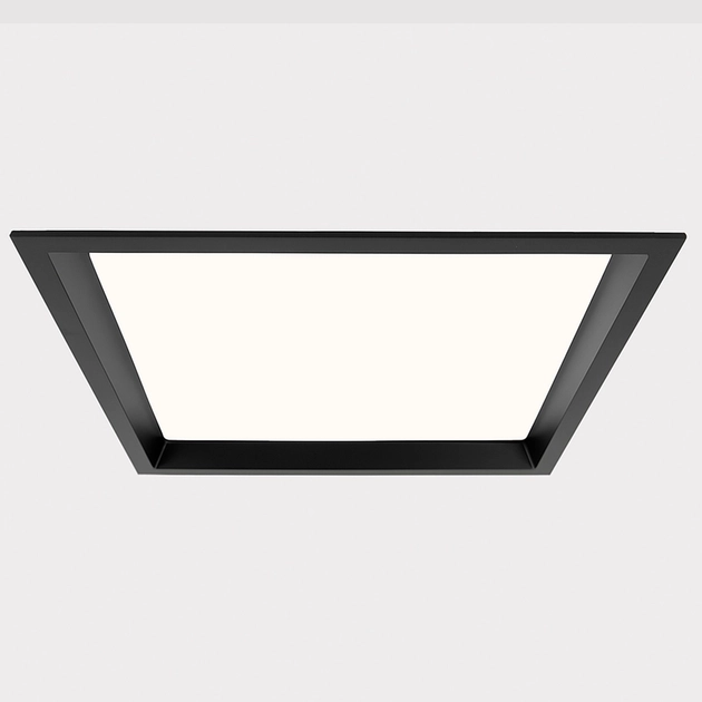 Plafon Led Embutir Quadrado Preto 28w 2150lm 110 4000k Deep