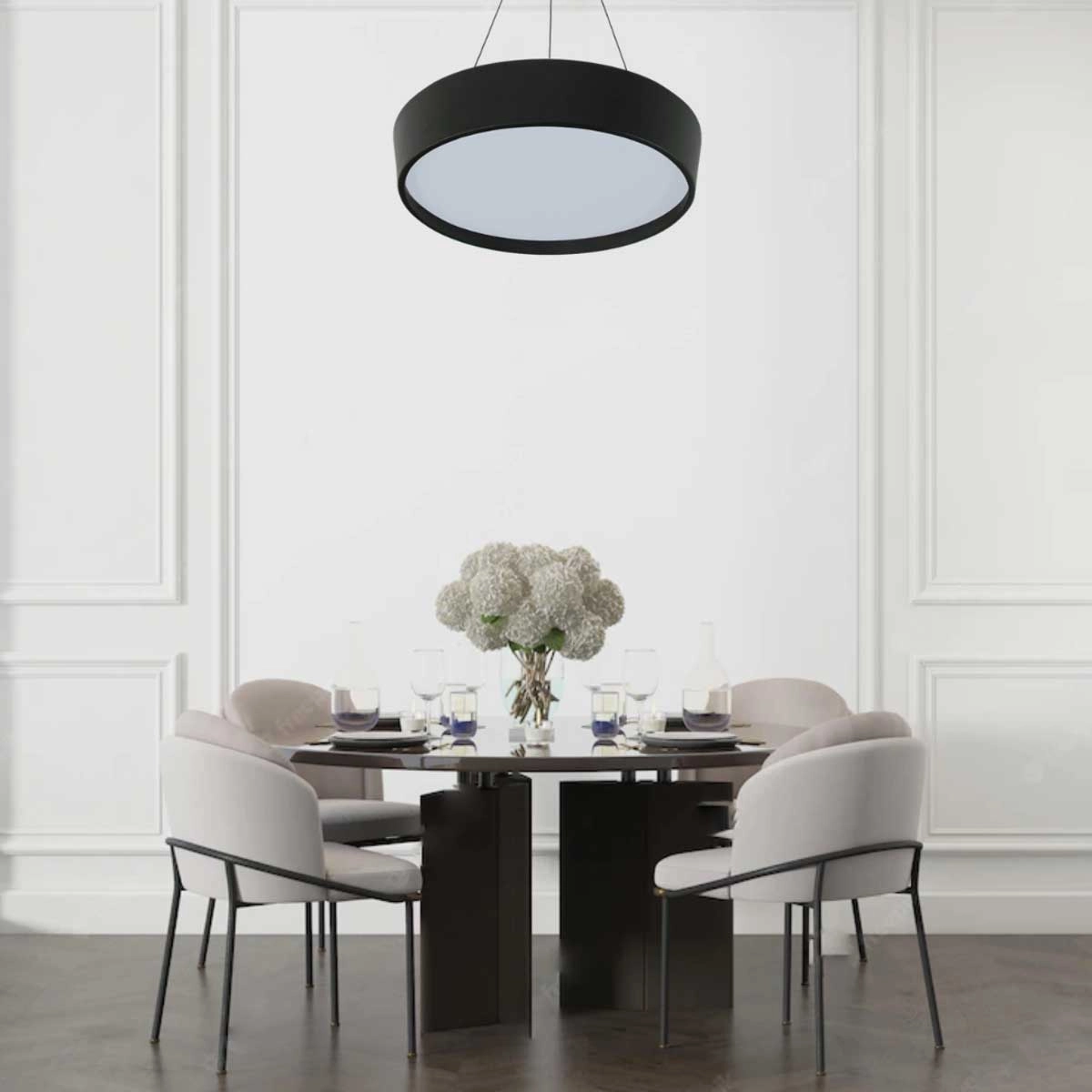 Plafon Sobrepor Aluminio Ravena 54cm - Yamamura