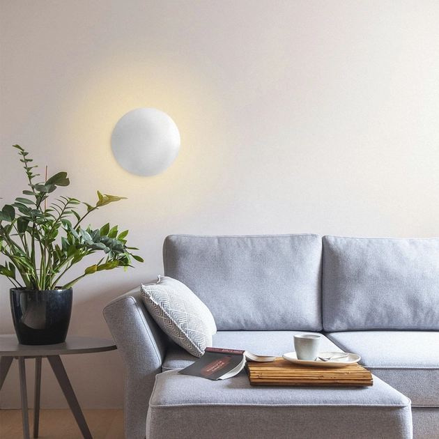 Arandela Aluminio Led 12w 2700k 220v Pleine Lune