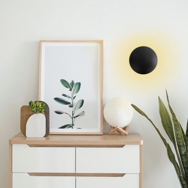 Arandela Aluminio Led 6w 2700k Pleine Lune