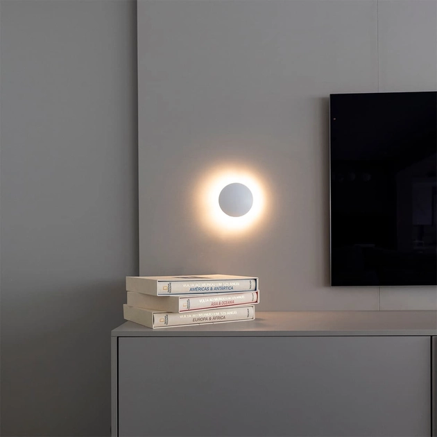 Arandela Aluminio Led 6w 2700k Pleine Lune