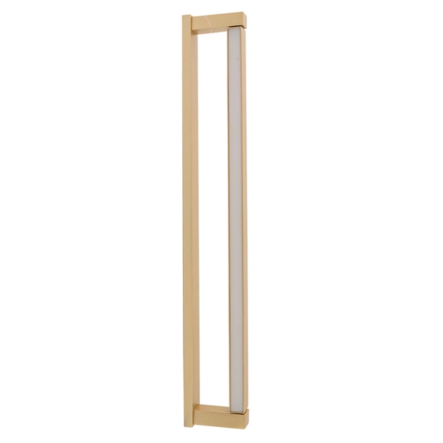 Arandela Led Aluminio Dourado 13,2w 127v 3000k Fit15