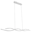 Pendente Led Metal Aluminio Branco 30w Flow - LED BRANCO QUENTE (3000K)