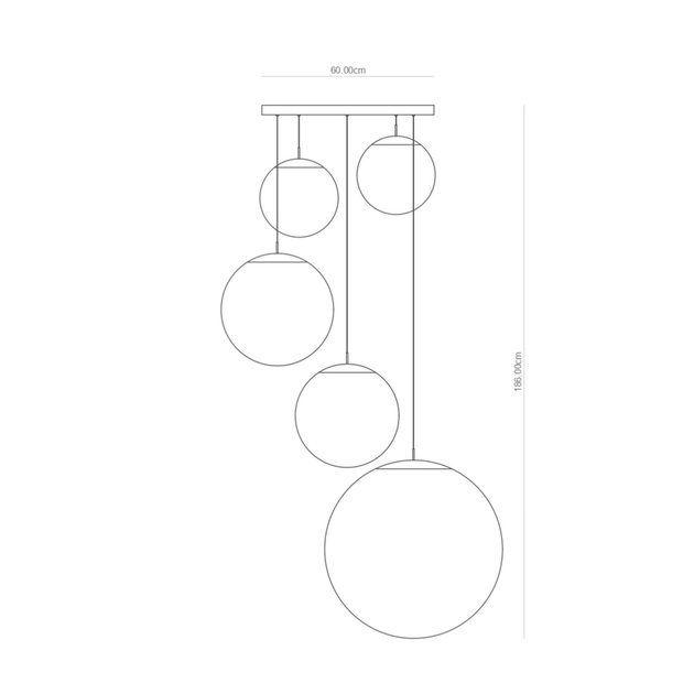 Pendente Aluminio Cafe Astros Personalite