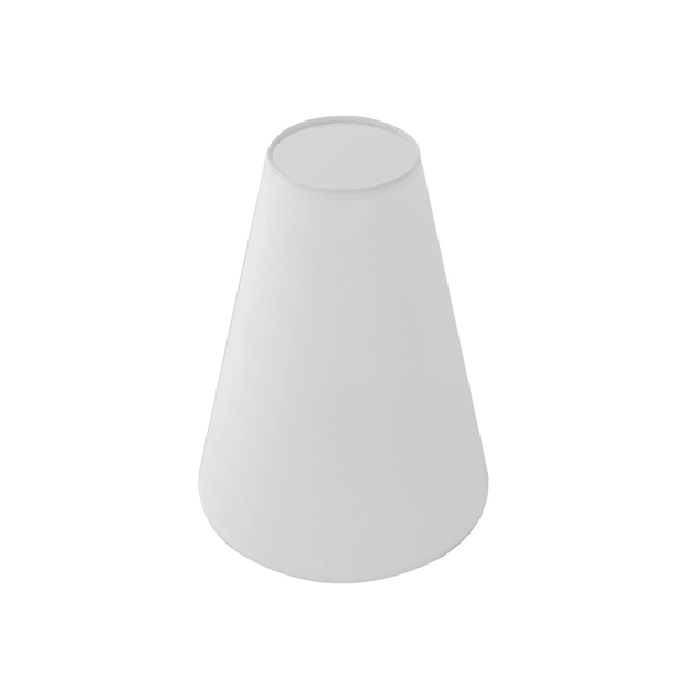 Cupula Plastico Branco Texturizado