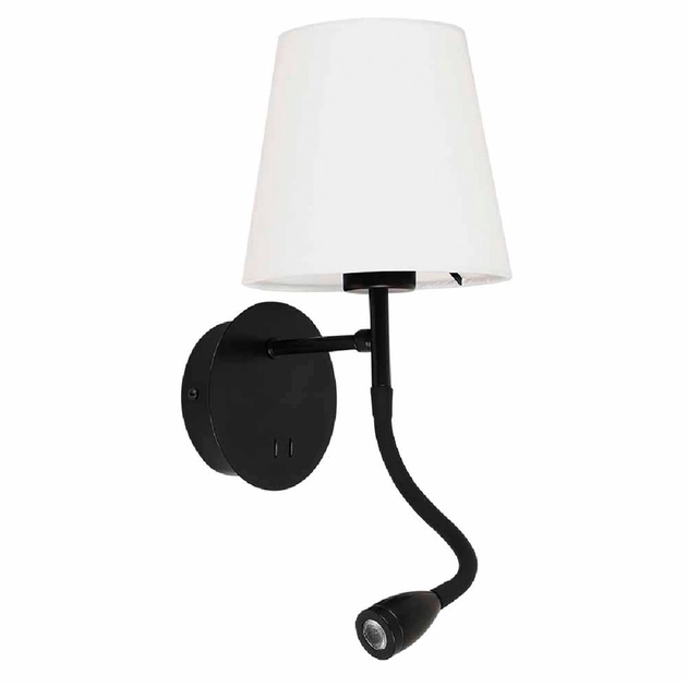 Arandela Led Metal Preto 2w 3000k Cozy