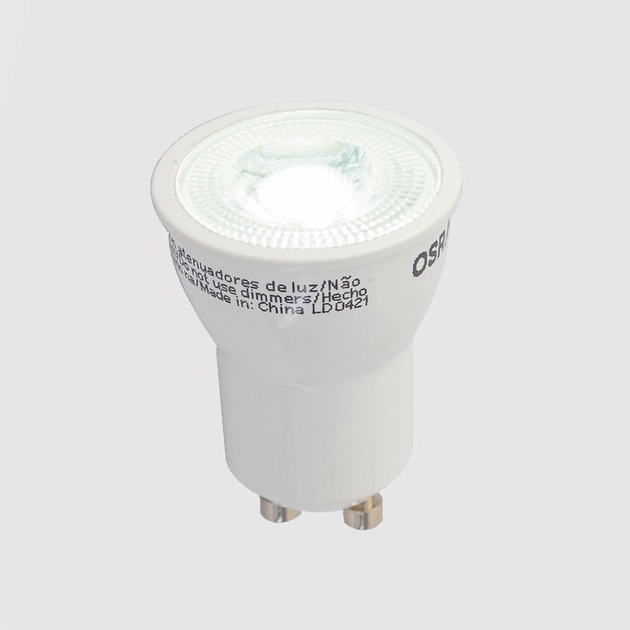 Lampada Led Mini Dicroica Gu10 3w 300lm 36