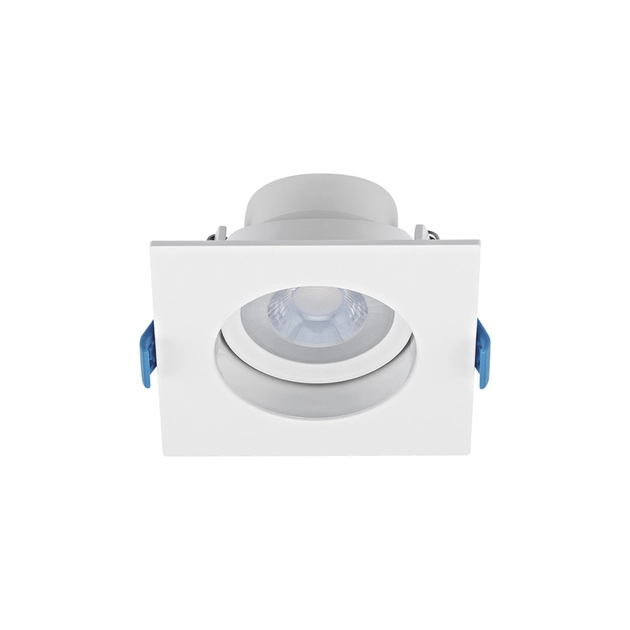 Plafon Led Embutir Quadrado Branco 4,5w 34 3000k Evo