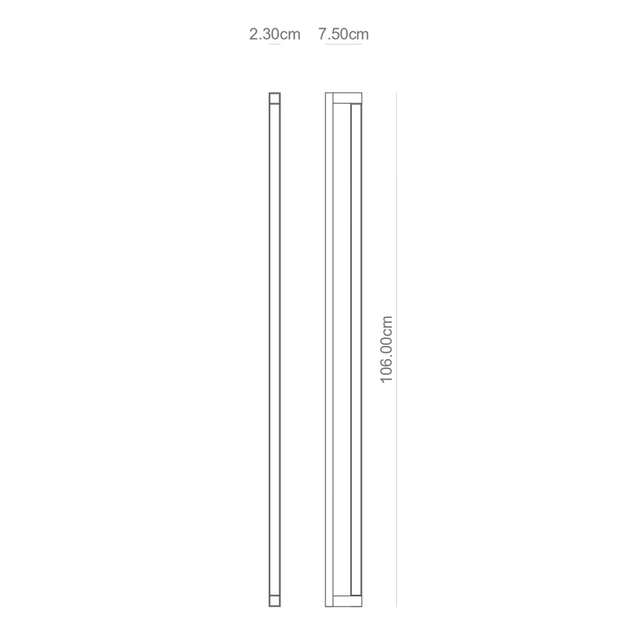 Arandela Led Aluminio Dourado 17,6w 127v 3000k Fit15