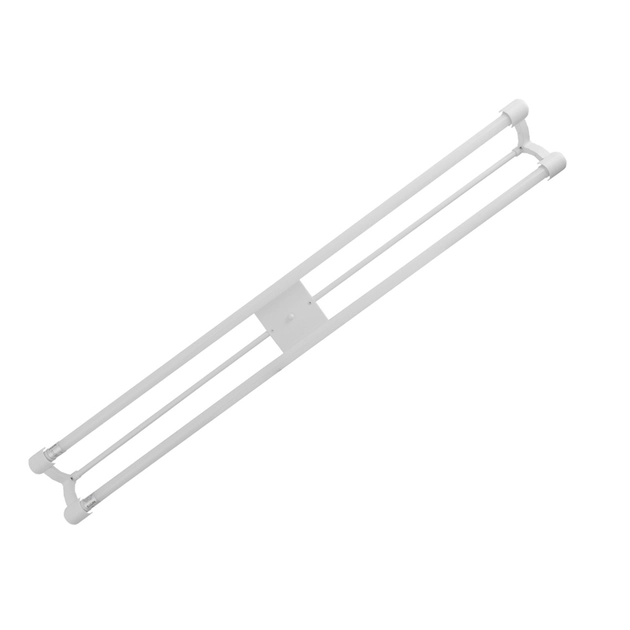 Luminaria Sobrepor Retangular Aluminio Branco Toledo