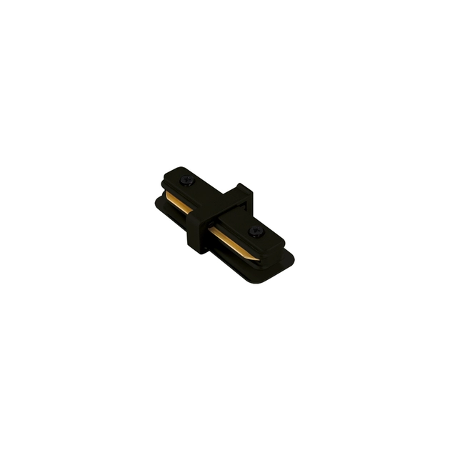 Conector I Para Trilho De Sobrepor Aluminio Preto
