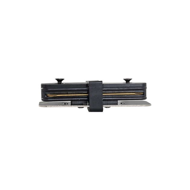 Conector I Para Trilho De Sobrepor Aluminio Preto