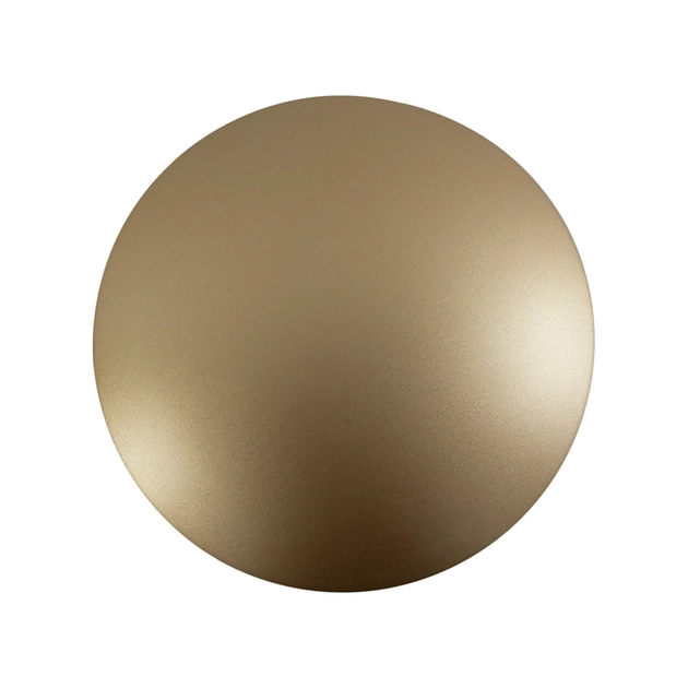 Arandela Led Aluminio Dourado 12w 127v 2700k Pleine Lune
