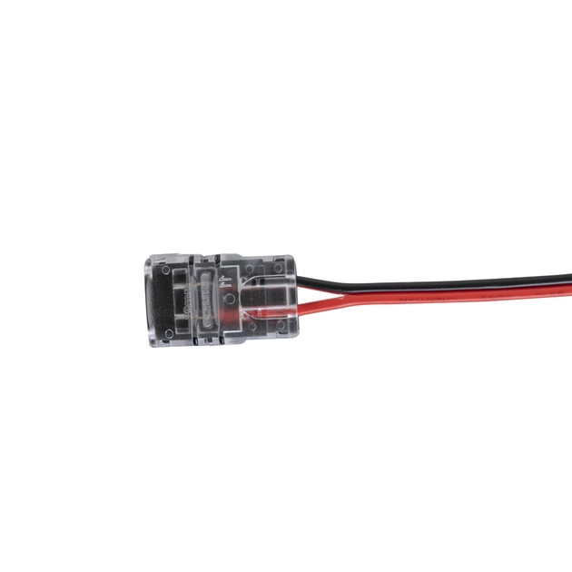 Conector 2 Fios Transparente Para Fita Led 24v Full