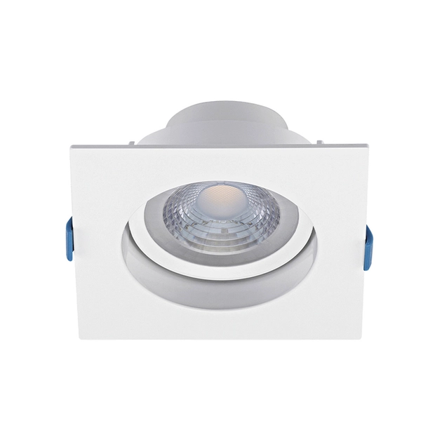 Plafon Led Embutir Branco 7w 580lm Luz Amarela Evo