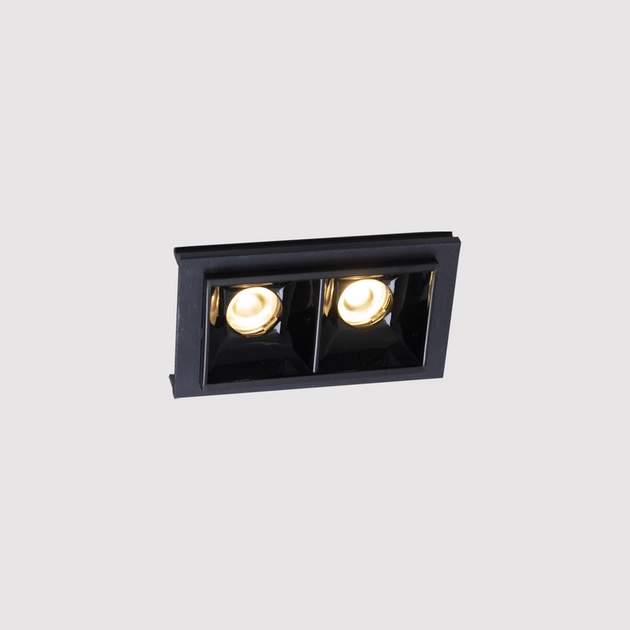 Modulo Plafon Para Perfil New Fit40 Preto 2w 3000k